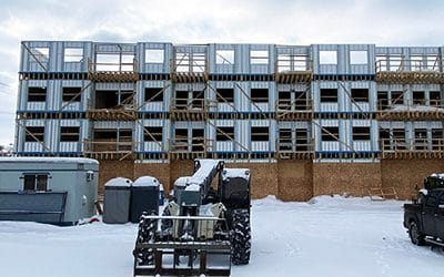 Winter Construction with ICE Panels